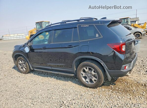 5FNYF8H65NB014008 2022 HONDA PASSPORT Black Задня ліва чверть