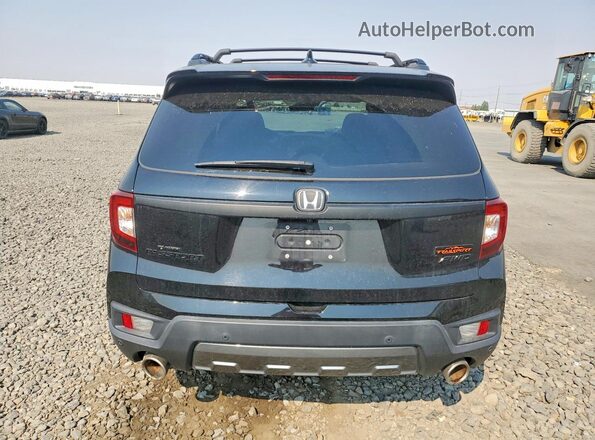 5FNYF8H65NB014008 2022 HONDA PASSPORT Black Вид ззаду