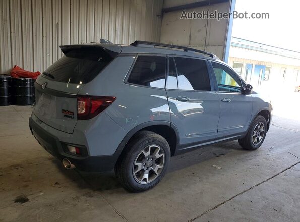 5FNYF8H66NB024725 2022 HONDA PASSPORT Blue Задня права чверть