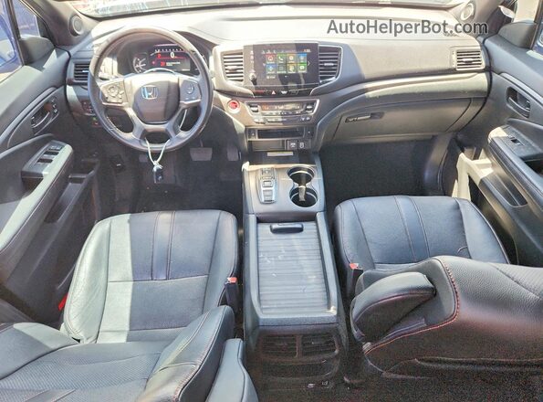 5FNYF8H69PB034278 2023 HONDA PASSPORT Gray Widok deski rozdzielczej
