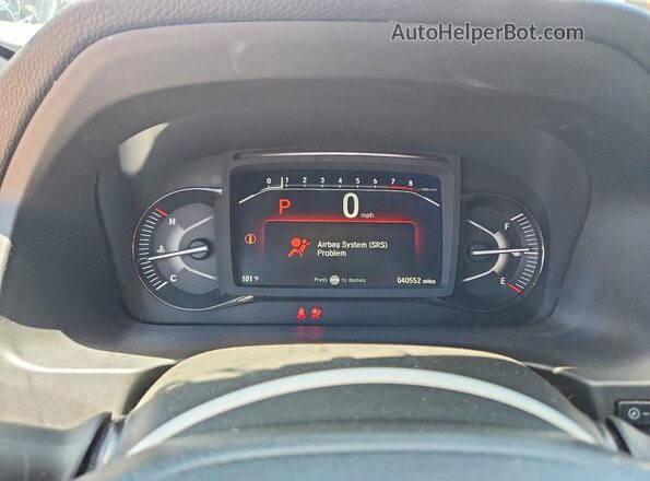 5FNYF8H69PB034278 2023 HONDA PASSPORT Gray Widok zestawu wskaźników