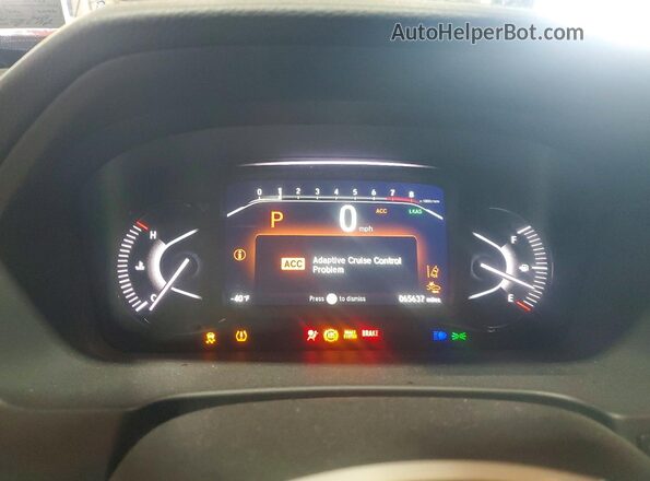 5FNYF8H69RB004572 2024 HONDA PASSPORT Серебряный Вид щитка приборов