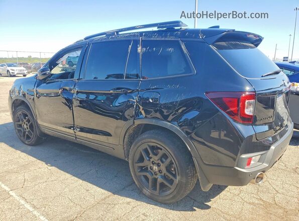 5FNYF8H84RB002598 2024 HONDA PASSPORT Black უკანა მარცხენა