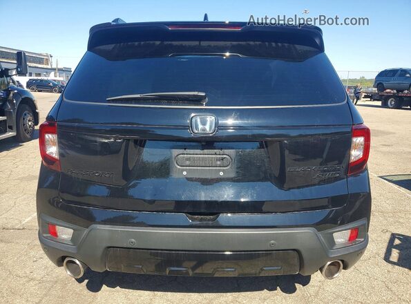 5FNYF8H84RB002598 2024 HONDA PASSPORT Black უკანა ხედი
