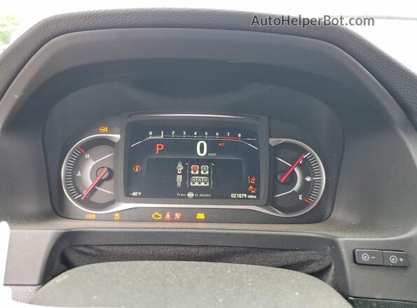 5FNYF8H88RB005326 2024 HONDA PASSPORT Серый Вид щитка приборов