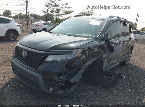 5FNYF8H91KB009345 2019 HONDA PASSPORT Black Front view