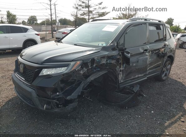 5FNYF8H91KB009345 2019 HONDA PASSPORT Black Front left