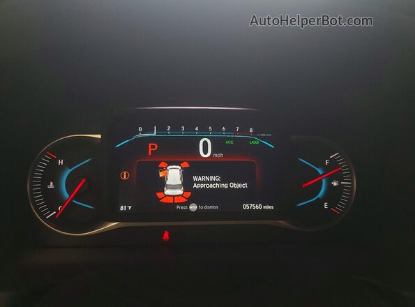 5FNYF8H91MB017383 2021 HONDA PASSPORT Black Instrument cluster view
