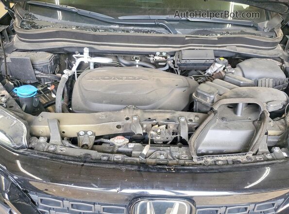 5FNYF8H91MB017383 2021 HONDA PASSPORT Black Engine compartment view