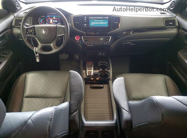 5FNYF8H91MB017383 2021 HONDA PASSPORT Black Dashboard view