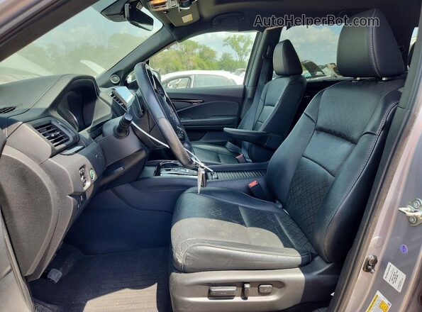5FNYF8H93KB006222 2019 HONDA PASSPORT Silver Widok wnętrza z przodu