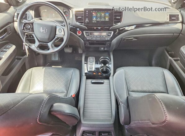 5FNYF8H93KB006222 2019 HONDA PASSPORT Silver Widok deski rozdzielczej