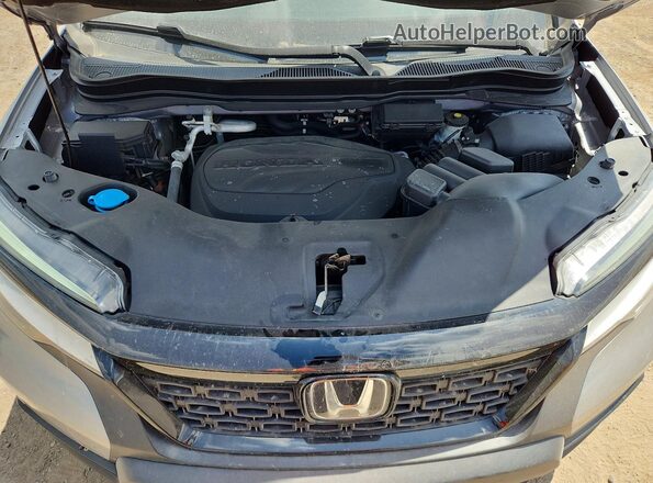 5FNYF8H93KB006222 2019 HONDA PASSPORT Silver Widok wnętrza z tyłu