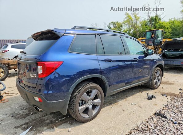5FNYF8H93MB015165 2021 HONDA PASSPORT Blue Задня права чверть