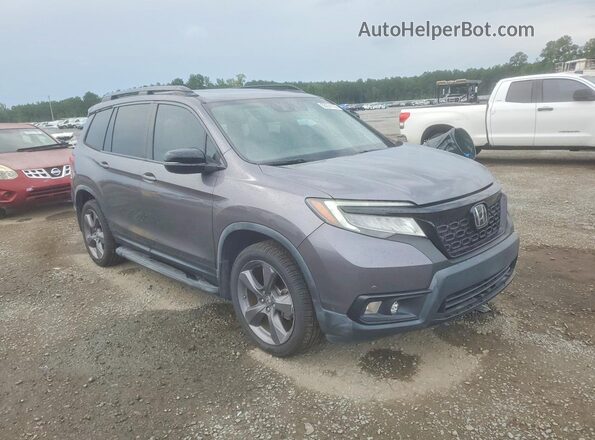 5FNYF8H98KB008516 2019 HONDA PASSPORT Серый Передняя правая четверть