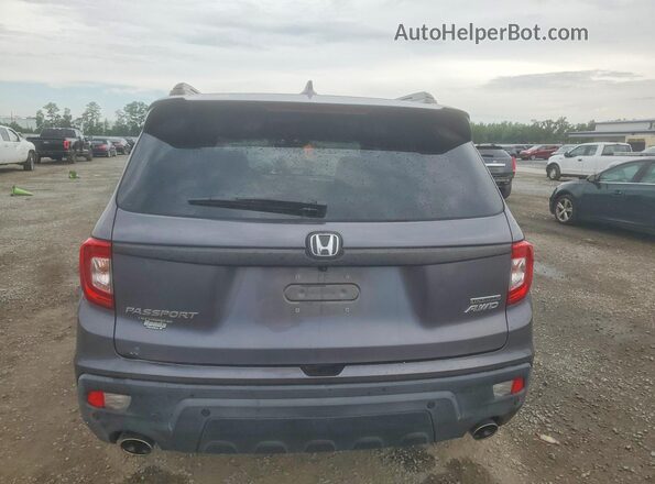 5FNYF8H98KB008516 2019 HONDA PASSPORT Серый Вид сзади