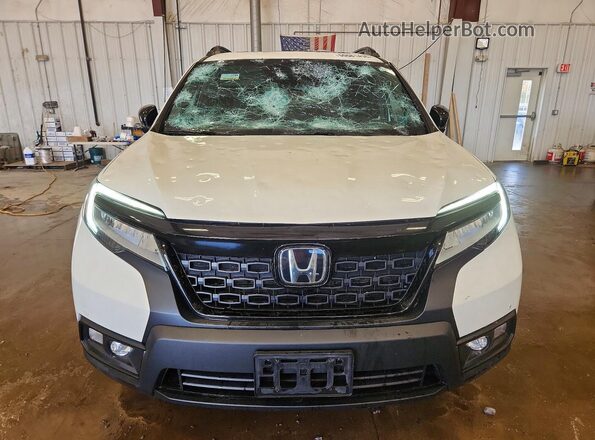 5FNYF8H99KB010646 2019 HONDA PASSPORT White Դիմացի տեսք