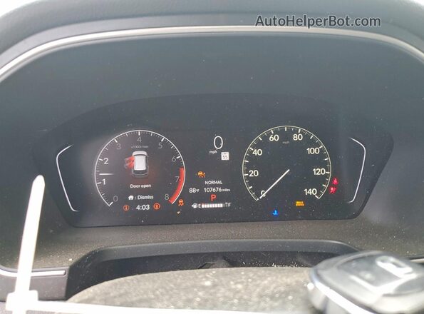 5FNYG1H40RB030402 2024 HONDA PILOT Black Widok zestawu wskaźników