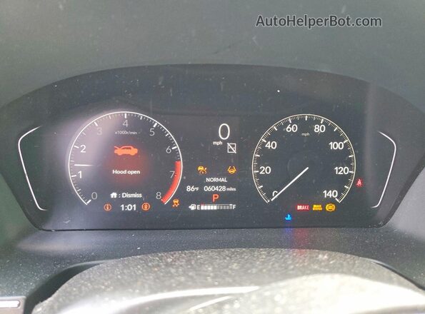 5FNYG1H41RB004715 2024 HONDA PILOT White ხელსაწყოთა პანელის ხედი