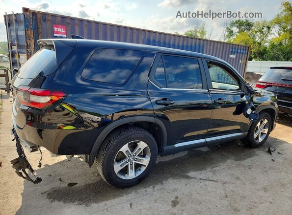5FNYG1H50PB031779 2023 HONDA PILOT Черный Задняя правая четверть