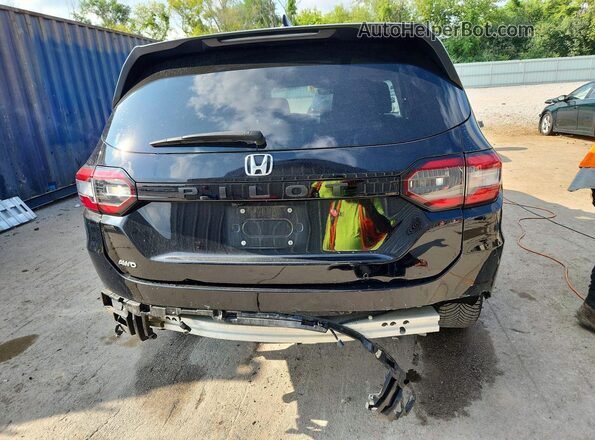 5FNYG1H50PB031779 2023 HONDA PILOT Черный Вид сзади