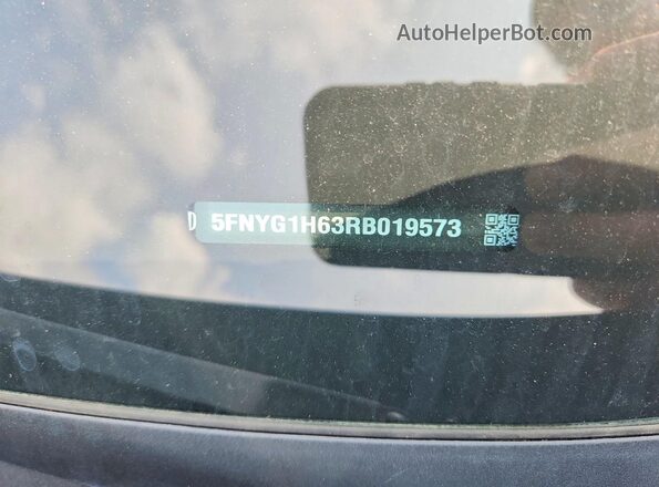 5FNYG1H63RB019573 2024 HONDA PILOT Серый Панорамный вид салона 360°