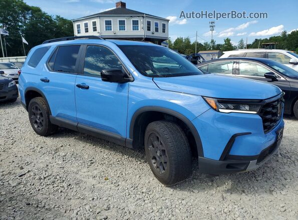 5FNYG1H65RB033796 2024 HONDA PILOT Blue Передня права чверть