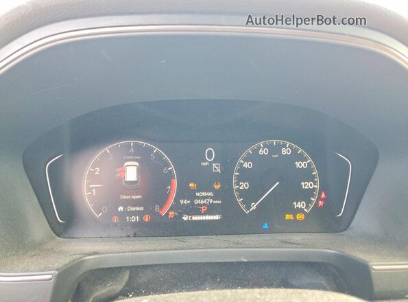 5FNYG1H65RB033796 2024 HONDA PILOT Blue Вид щитка приладів