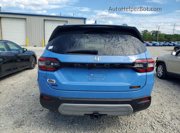 5FNYG1H65RB033796 2024 HONDA PILOT Blue Вид ззаду