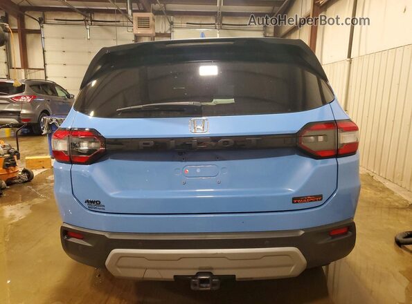 5FNYG1H68RB003093 2024 HONDA PILOT Blue Widok z tyłu