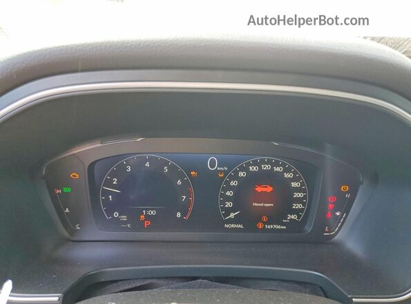 5FNYG1H71PB503358 2023 HONDA PILOT White Вид щитка приладів