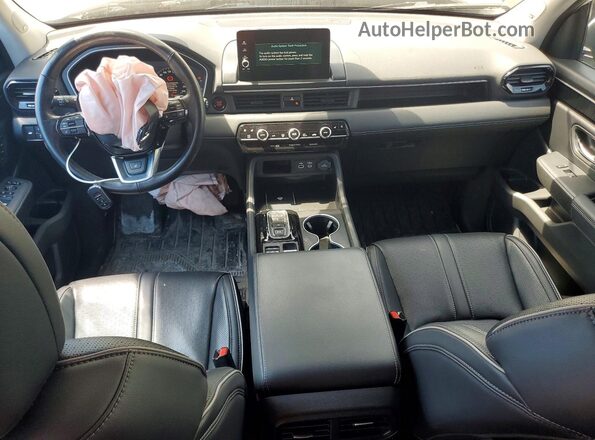 5FNYG1H71PB503358 2023 HONDA PILOT White Вид панелі приладів