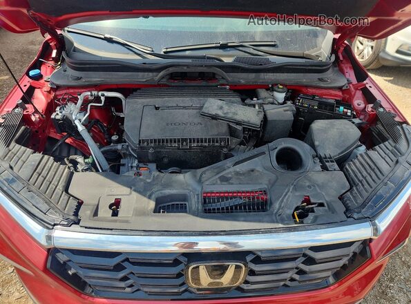 5FNYG1H71SB159880 2025 HONDA PILOT Red Rear interior view