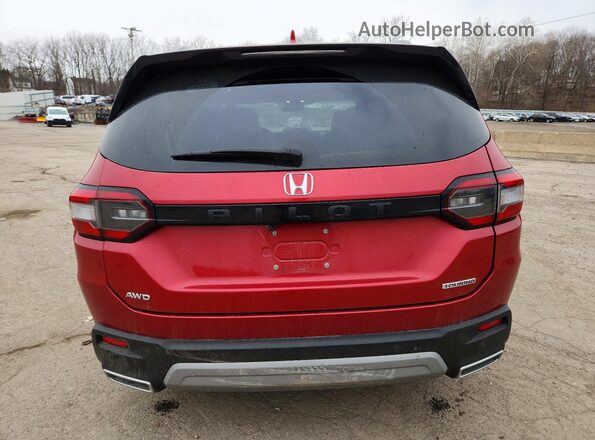 5FNYG1H72PB056152 2023 HONDA PILOT Red Rear view