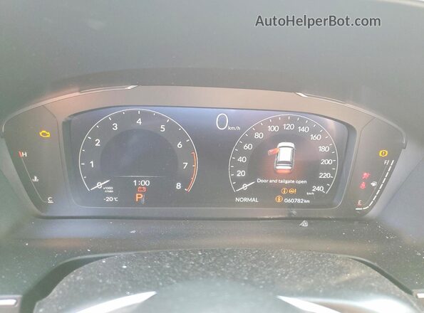 5FNYG1H76PB504067 2023 HONDA PILOT Black Instrument cluster view