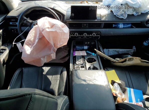 5FNYG1H76PB504067 2023 HONDA PILOT Black Dashboard view
