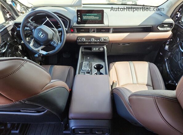 5FNYG1H85SB123764 2025 HONDA PILOT Gray Вид панелі приладів