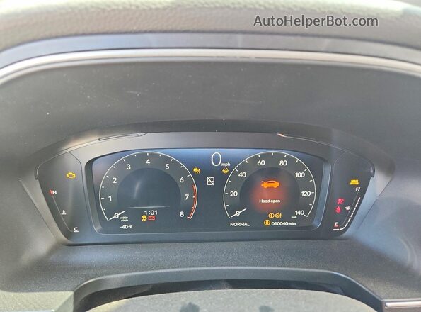 5FNYG1H85SB123764 2025 HONDA PILOT Gray Вид щитка приладів