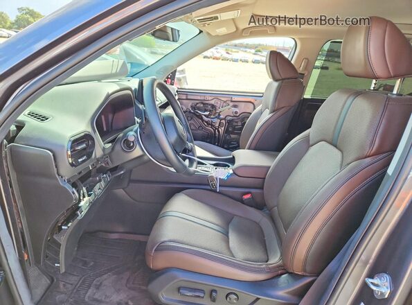 5FNYG1H85SB123764 2025 HONDA PILOT Gray Вид салону спереду