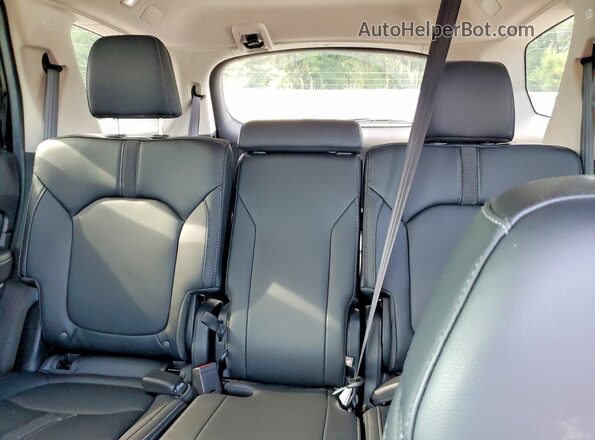 5FNYG2H44SB033959 2025 HONDA PILOT Black უკანა სავარძლების ხედი