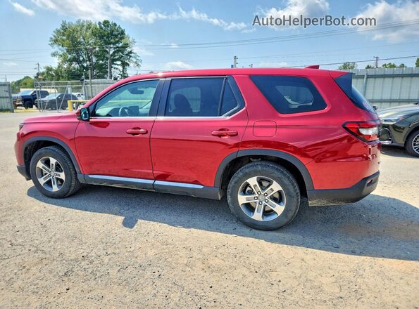 5FNYG2H4XSB014932 2025 HONDA PILOT Burgundy უკანა მარცხენა