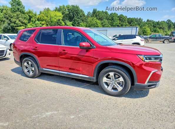 5FNYG2H4XSB014932 2025 HONDA PILOT Burgundy წინა მარჯვენა