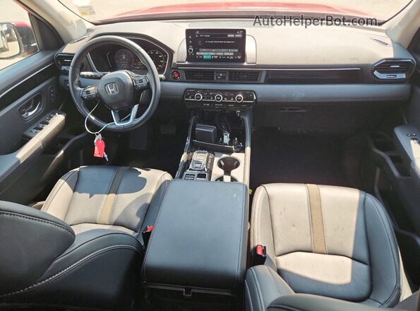 5FNYG2H4XSB014932 2025 HONDA PILOT Burgundy წინა პანელის ხედი