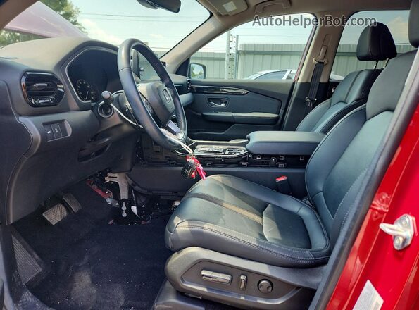 5FNYG2H4XSB014932 2025 HONDA PILOT Burgundy წინა სალონის ხედი