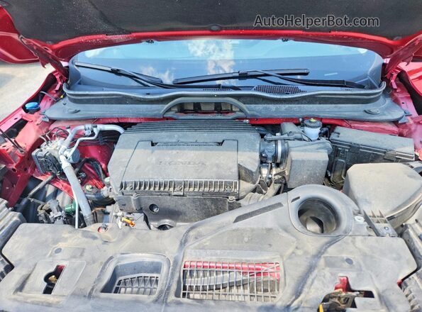 5FNYG2H4XSB014932 2025 HONDA PILOT Burgundy ძრავის განყოფილების ხედი