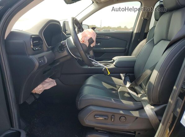 5FNYG2H53PB009359 2023 HONDA PILOT Black Widok wnętrza z przodu