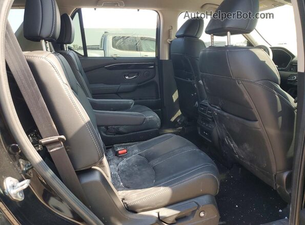 5FNYG2H53PB009359 2023 HONDA PILOT Black Widok tylnych siedzeń