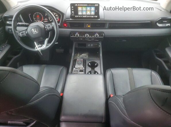 5FNYG2H56PB015334 2023 HONDA PILOT Gray წინა პანელის ხედი