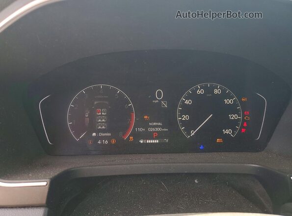 5FNYG2H71SB041382 2025 HONDA PILOT Black Սարքավորումների վահանակի տեսք