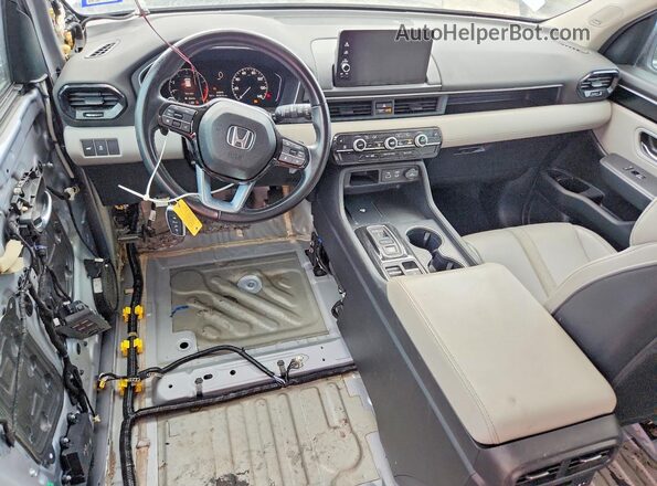 5FNYG2H77RB000782 2024 HONDA PILOT Silver Вид панелі приладів